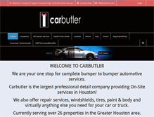 Tablet Screenshot of carbutler.com